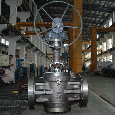 Expanding plug valve