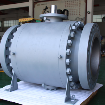 A105 Trunnion Mounted Ball Valve, 18 Inch, 600 LB, RTJ